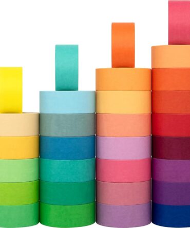 Rainbow Washi Tape Set 30 Rolls