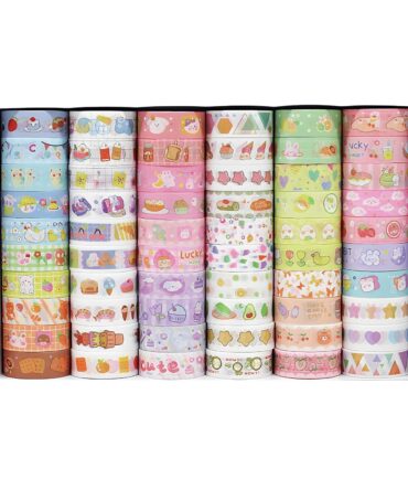 Colorful Washi Tape Set 60 Rolls