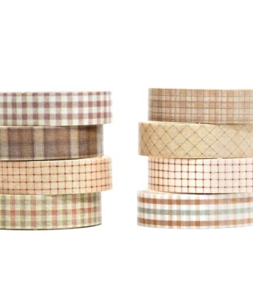 Vintage Washi Tape Set 8 Rolls