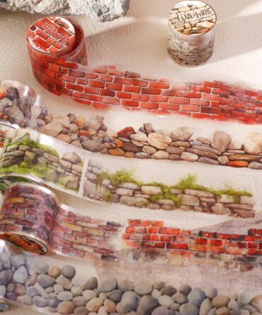 6 Rolls PET Tape Set for Journaling and DIY Crafts