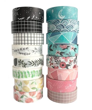 Cute Washi Tape Set 16 Rolls