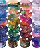 Gold Galaxy Washi Tape Set 52 Rolls