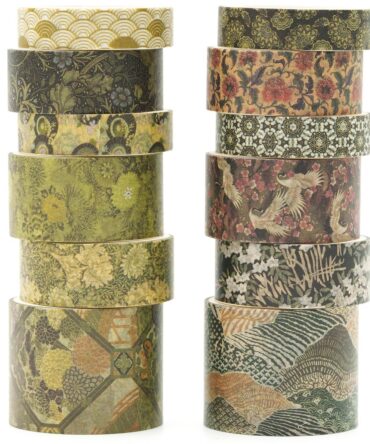 Kyoto Charm Washi Tape Set 12 Rolls